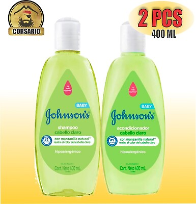 #ad johnson amp; johnson Conditioner And Shampoo For Baby Light Hair X 400 Ml 2 PCS $39.89