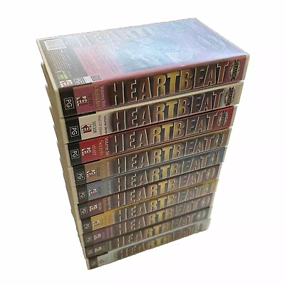 #ad RARE VHS Heartbeat Complete TV Series 1 10 SEALED Tapes UK Classic Vintage AU $59.99