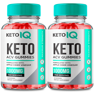 #ad Keto IQ ACV Gummies Official Formula 2 Pack $59.95