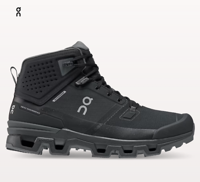#ad Men#x27;s New ON CLOUDROCK 2 WATERPROOF Black Eclipse Hiking Trekking Shoes 100% Aut $81.99
