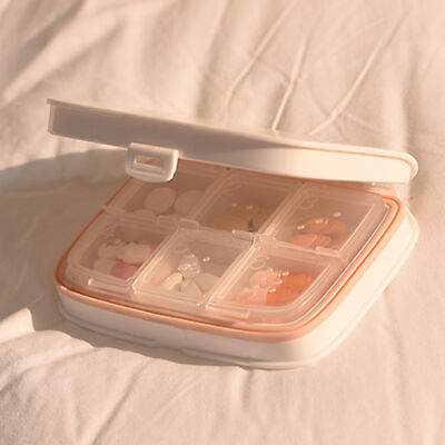 #ad Pill Organizer Portable Bpa Free Waterproof Travel Tablet Organizer Abs $10.62