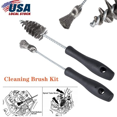 #ad For CAT Ford 7.3L 6.0L Cylinder Injector Sleeve Cup Seat Bore Cleaning Brush Kit $19.42