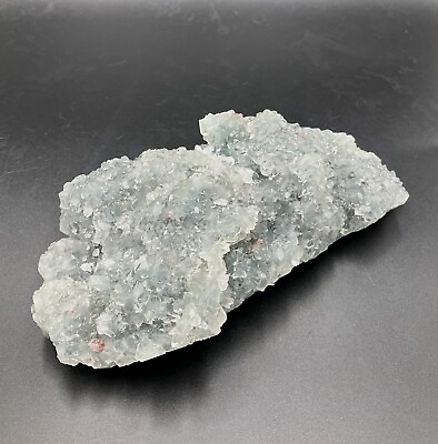 #ad India druzy botryoidal blue black clear chalcedony quartz crystal minerals Rock $470.00