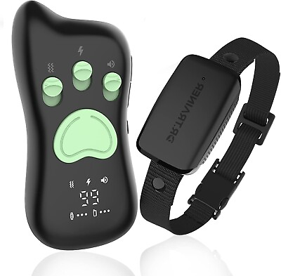 #ad Dr. Trainer T1s Dog Shock Bark Smart Training Collar with Remote IPX7 $19.95