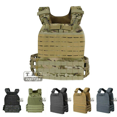 #ad Tactical MOLLE CrossFit Weighted Adjustable Vest Quick Release Plate Carrier $74.95