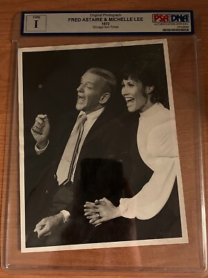 #ad FRED ASTAIRE MICHELLE LEE Type I Original Photo Chicago Sun Times 1972 PSA DNA $7.99