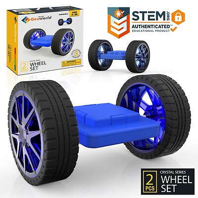 #ad Hurtle HURWHEL2 Magnetic Wheels Set Compatible with Other Magnet Toys 2 pcs. $35.99