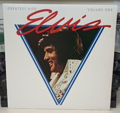 #ad Elvis Presley Greatest Hits Volume One AHL1 2347 Embossed Cover 1981 $8.99