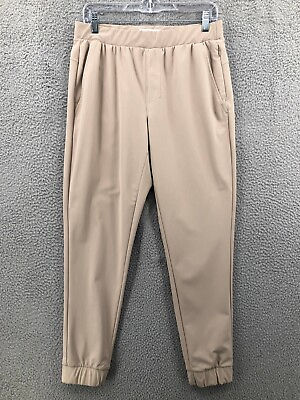 #ad Old Navy Active Casual Jogger The Hybrid Pants Men#x27;s Small Pull On Beige 8104 $24.95