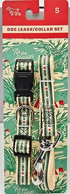 #ad Brand New Magellan Dog Leash Collar Set Merry Fishmas Fishing Christmas Small $16.29