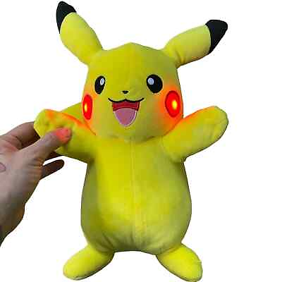 #ad Pokémon Pikachu Plush Toys Size 12quot; Electric Charge Talking Working 711 $19.99