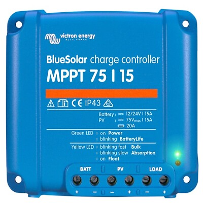 #ad Open Box Victron BlueSolar MPPT 75 15 Charge Controller SCC010015050R $43.38