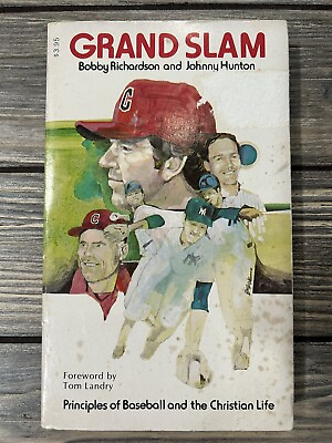#ad Vintage 1978 Grandslam Paperback Book Bobby Richardson Johnny Hunton Signed $47.99