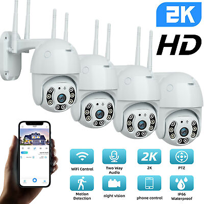 #ad HD 1080P WIFI IP Wireless Camera Outdoor CCTV HD PTZ Home Smart Security IR Cam $62.99