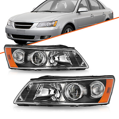 #ad Headlight Assembly for 2006 2007 2008 Hyundai Sonata LeftRight side Headlamp OE $84.99
