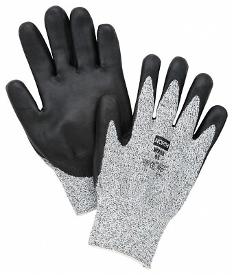 #ad North Light Task Plus II NFD16B Black Gray 11 Cut Resistant Gloves NEW 12 pair $89.99