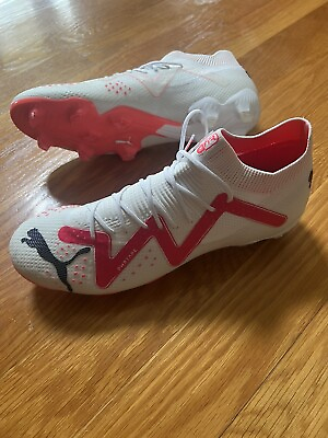 #ad Puma Future Ultimate FG AG ‘White Pink’ Men’s Size 12 Soccer Cleats 107355 01 $75.00