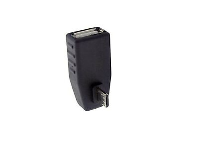 #ad OTG Adapter USB A Host To Micro USB Plug Adapter 90° Angle Plug $18.65