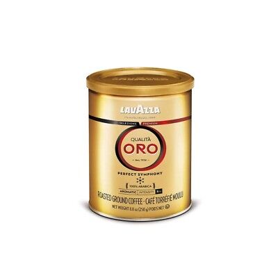 #ad Lavazza Qualita Oro Ground Coffee Blend Medium Roast 8.8 Oz Pack of 6 Italy $37.95