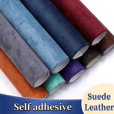 #ad Self Adhesive Faux Suede Fabric Wrap Film Sticker Stretch DIY Car Interior Craft $56.99