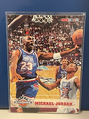 #ad Michael Jordan 1993 1993 1994 NBA HOOPS All Star Weekend Card #257 $1.66