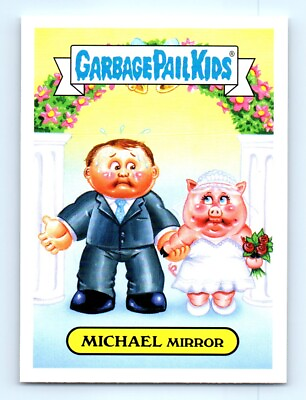 #ad 2016 Garbage Pail Kids Prime Slime GPK Michael Mirror #3B OF 5 Pig Wedding $3.99
