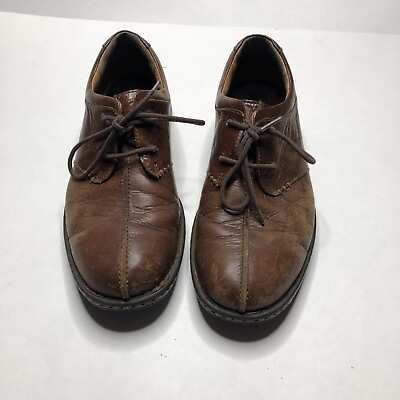 #ad Born Lace Up Oxford Shoes Ridgeway Cinnamon Brown Leather Men#x27;s Size 9.5 H11806 $15.16