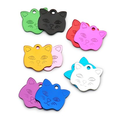 #ad #ad Personalized Beautiful Anodized Aluminum Pet ID Tags Custom For Cat Dog Collars $2.99
