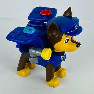 #ad Spinmaster Paw Patrol Chase German Shepherd Spy Police Dog TV Character Figure $14.95