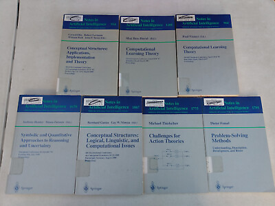 #ad Artificial Intelligence Computational Learning Uncertainty Theory Conference Lot $295.00