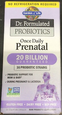 #ad 3pk Garden of Life Dr. Formulated Probiotics 20 Billion CFU exp.04 24 b3 $35.00