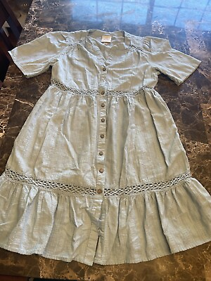 #ad Knox Rose Dress Size XS Missing One Button $10.00