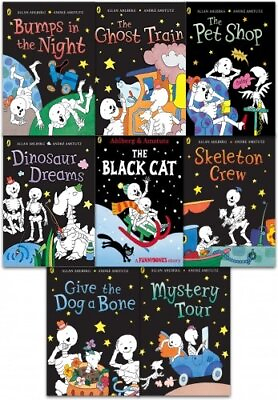 #ad FUNNY BONES 8 BOOKS SET COLLECTION BY JANET AND ALLAN By Janet And Allan Ahlberg $70.95