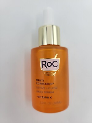 #ad ROC Multi Correxion Revive Glow Daily Serum Vitamin C Brighter Tighter Skin 1 oz $15.95