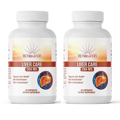 #ad Liver Care: Natural Liver Health Supplements Help Support Liver Health 60 Cap $18.99