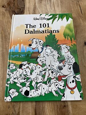 #ad Walt Disney Classics The 101 Dalmatians Hardcover Book Vintage 1986 Cruella Dog GBP 14.99