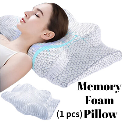 24#x27;#x27; Memory Foam Orthopedic Cervical Pillow Neck ＆ Shoulder Pain Relief Comfort` $35.87
