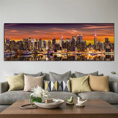 #ad Canvas Wall Art Landscape City View Canvas Painting Poster Canvas Print Pictures $18.47