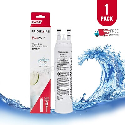 #ad 1 Pack Frigidaire PWF 1 FPPWFU01 Refrigerator PurePour Water amp;Ice Filter White $16.95