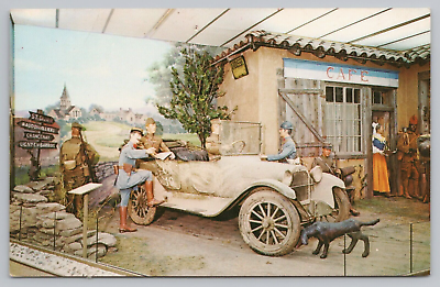 #ad Postcard West Point New York U S Military Academy Museum WWI France Scene $4.75