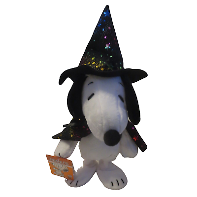 #ad NEW Animated SNOOPY WITCH Hocus Pocus Peanuts Gang Side Stepper Halloween Plush $36.95
