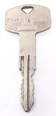 #ad Vintage Key Nissan Motors N1161 Appx 2.5quot; Locks Ignition Or Door Key $8.99