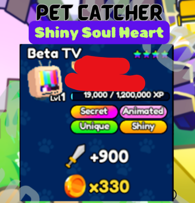 #ad Shiny Beta TV Limited Pet Pet Catchers Roblox Cheapest $20.00