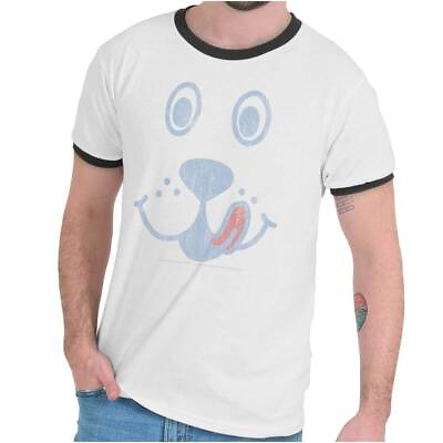 Vintage Dog Slush Puppie Cartoon Retro Gift Ringer T Shirt Tee Shirts Men Women $13.99