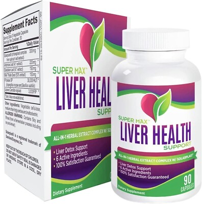#ad Liver Health Support Supplement All in 1 with 6 Active Ingredients 90 Capsules $24.00