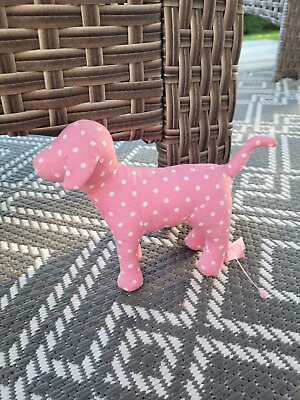 #ad Victoria Secret Pink Dog With White Polka Dots $14.40