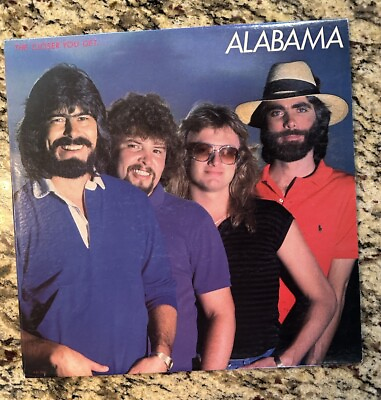 #ad Alabama ‎ The Closer You Get Vinyl Record Album 1983 AHL1 4663 Tested $4.50