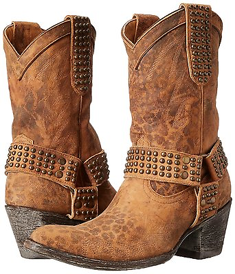 #ad NEW in Box Old Gringo Womens Cowgirl Western Boot Ochre L2001 4 Size 7.5 $ 600 $275.00