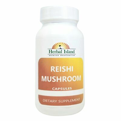 #ad Reishi Red Mushroom Capsules Ganoderma Lucidum Free Shipping $13.95
