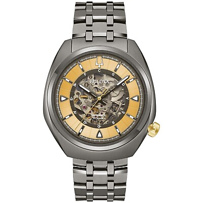 #ad Bulova Men#x27;s Grammy#x27;s Precisionist Special Edition Automatic Watch 44.5MM 98A294 $337.99